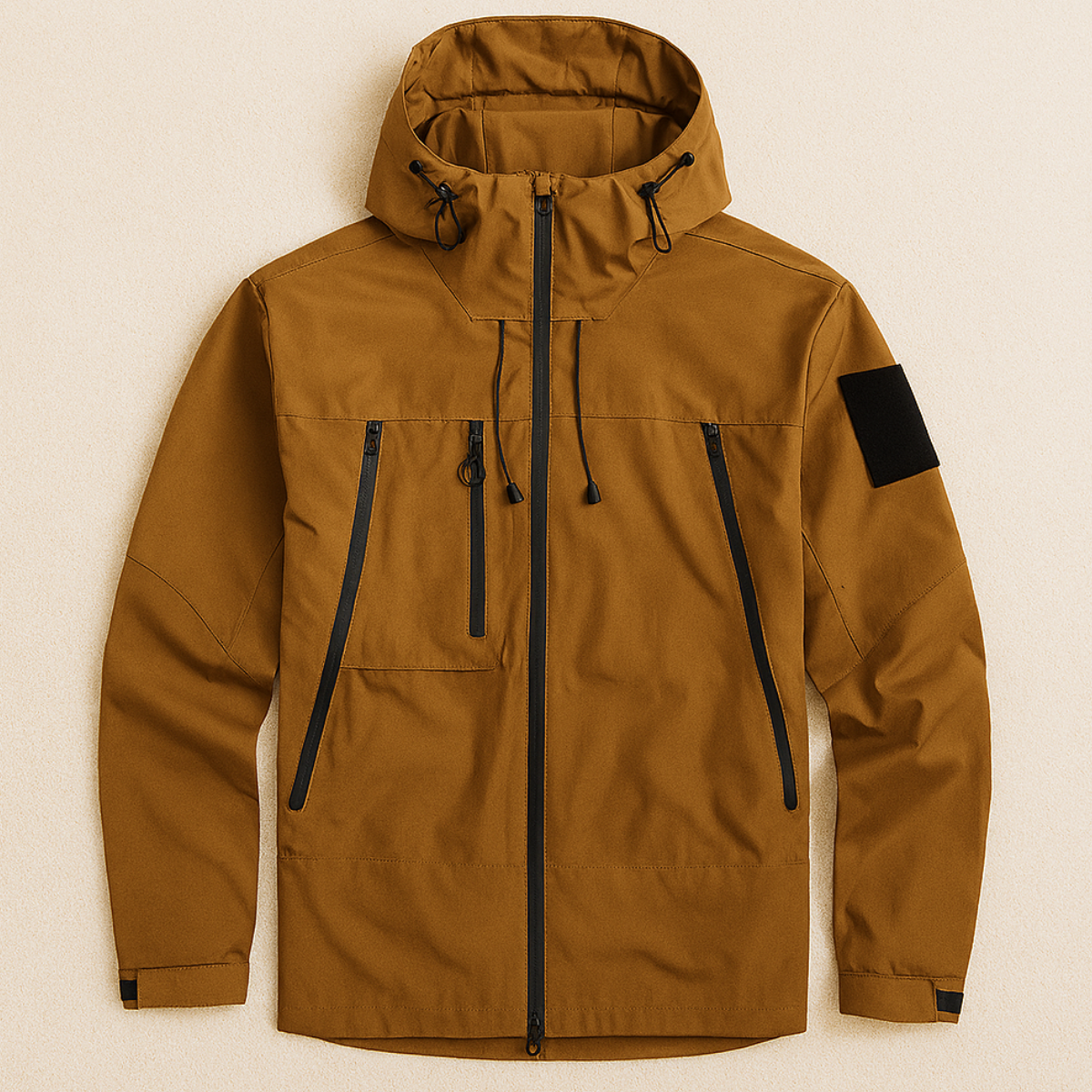 The Seathwaite Coupe-vent imperméable léger – Veste de pluie à capuche pour homme