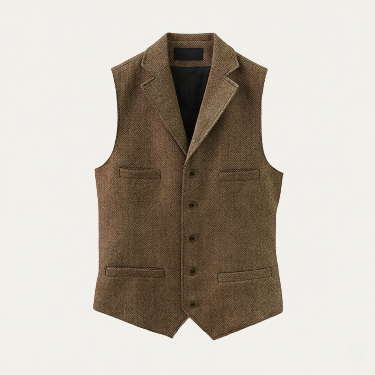 The Westminster Gilet formel vintage en tweed pour homme