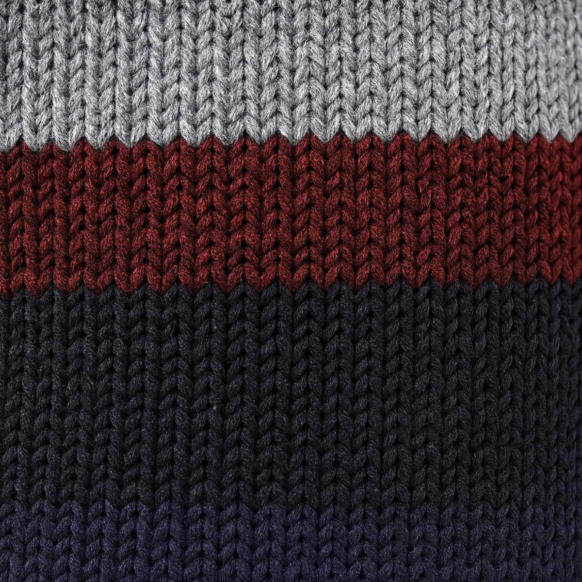 The Desenzano – Cardigan Tricotée Zippée à Rayures Homme