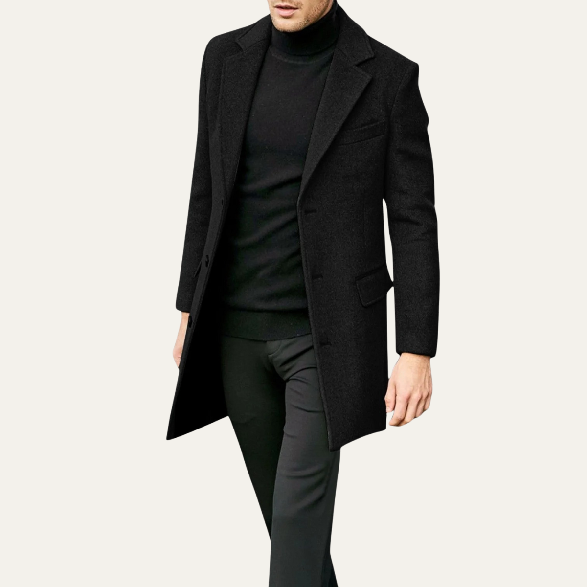 The Chesham Manteau long d’hiver décontracté pour homme