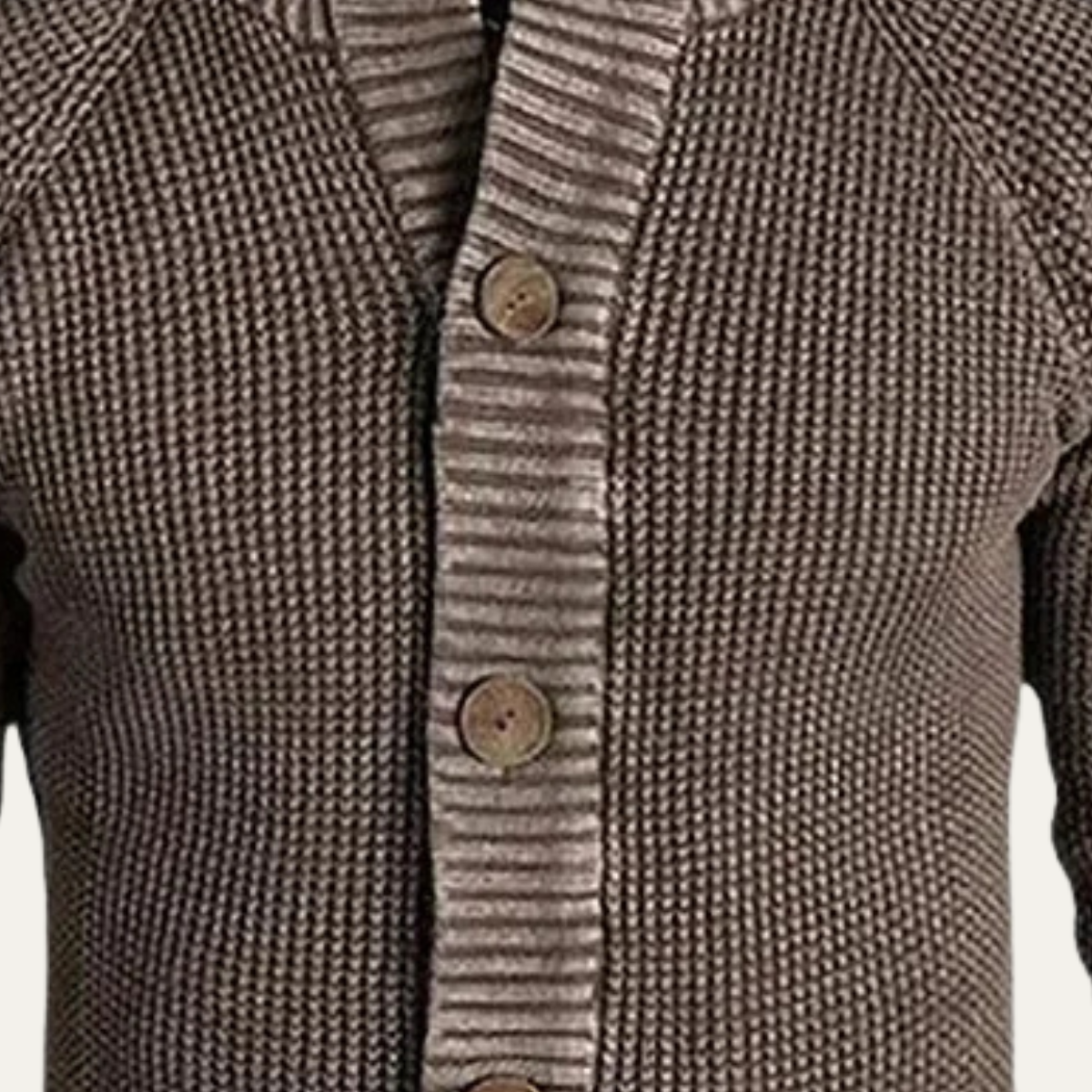 The Pozzuoli – Cardigan Boutonné Col Montant Homme