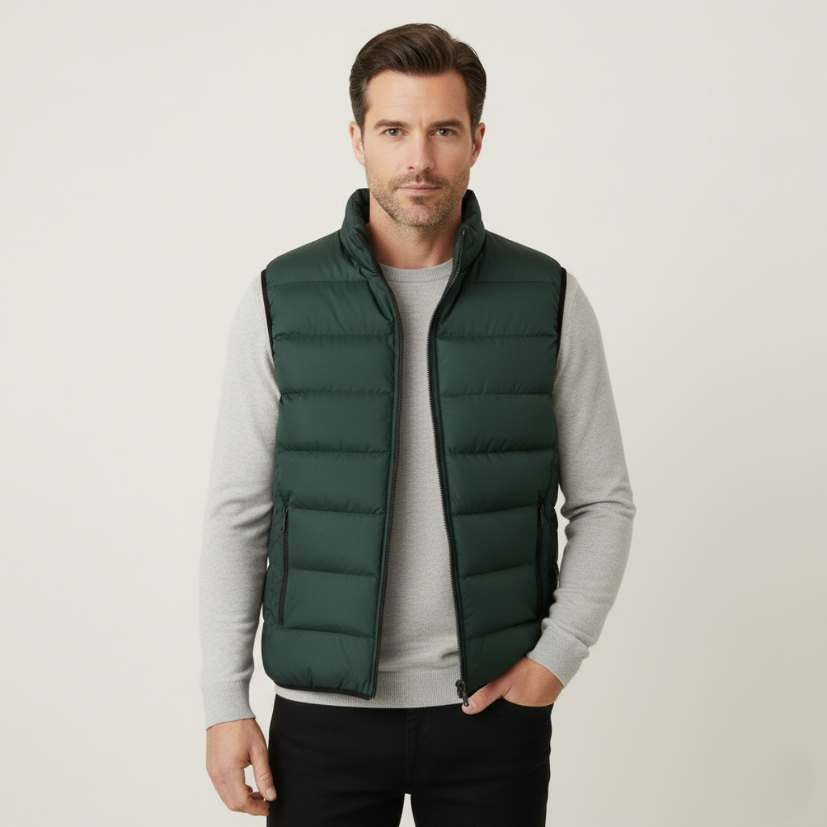 The Chiron Luxury – Gilet Doudoune Homme Léger Sans Manches Imperméable
