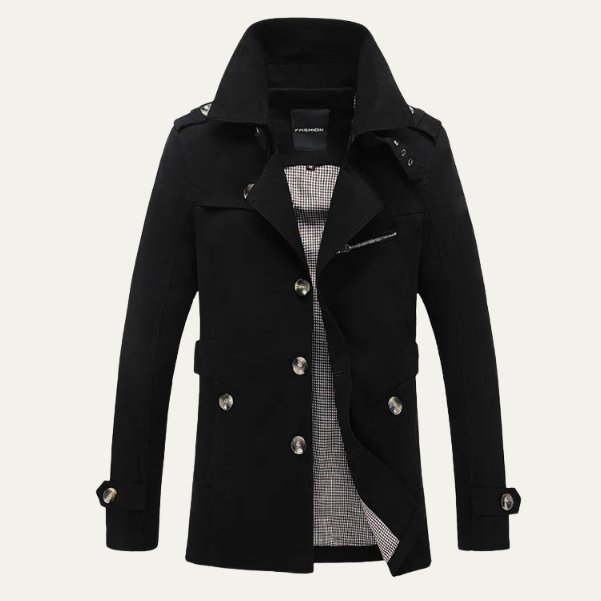 The Bramwell Trench-coat classique à double boutonnage pour homme