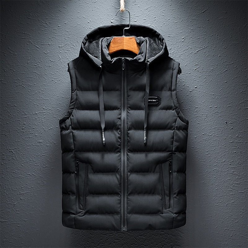 The Orvieto Gilet d'hiver léger sans manches à capuche pour homme