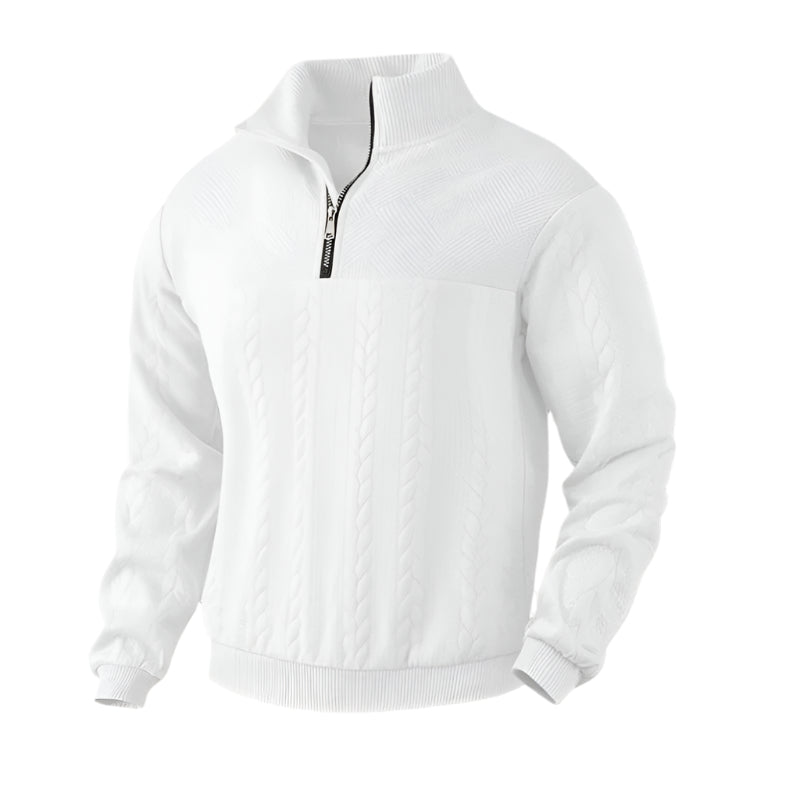 The Amalfi Pull demi zip pour homme à col zippé