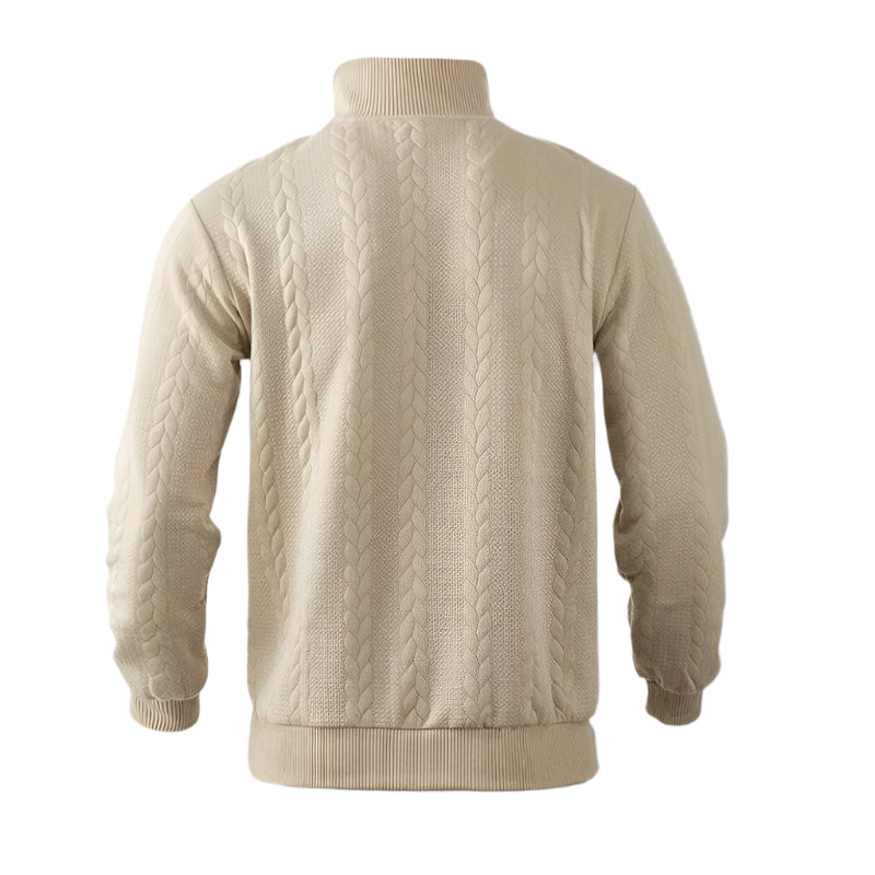 The Amalfi Pull demi zip pour homme à col zippé