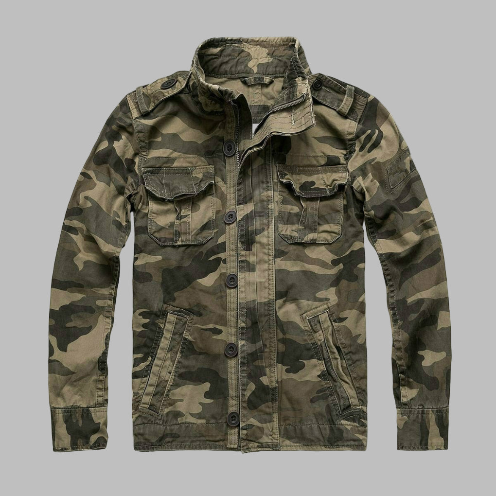 The Caprera Veste légère en coton style militaire décontracté pour homme