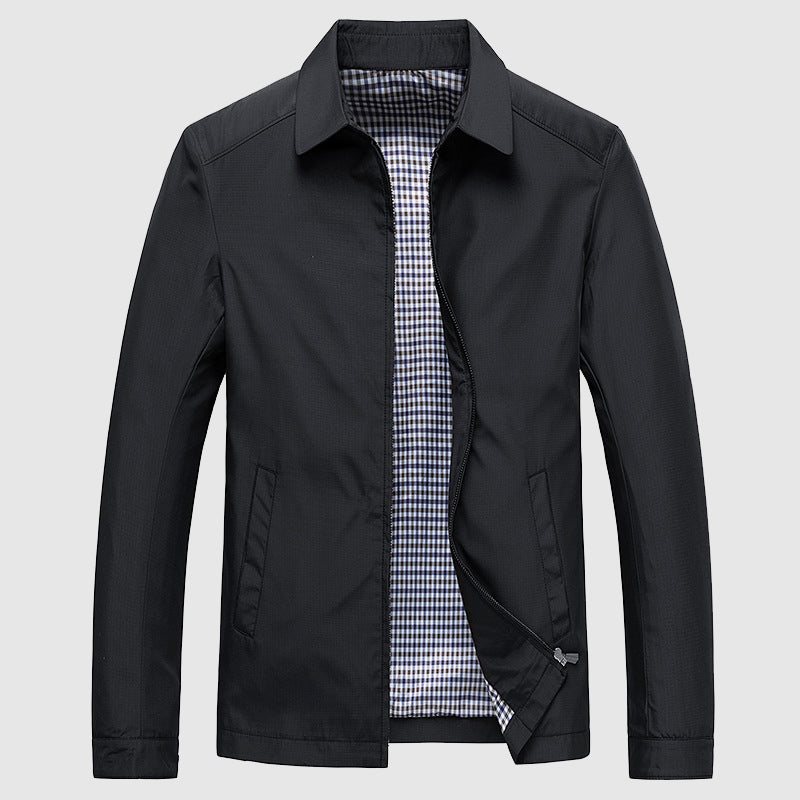 The Montepulciano Veste coupe-vent légère décontractée pour homme avec col montant élégant