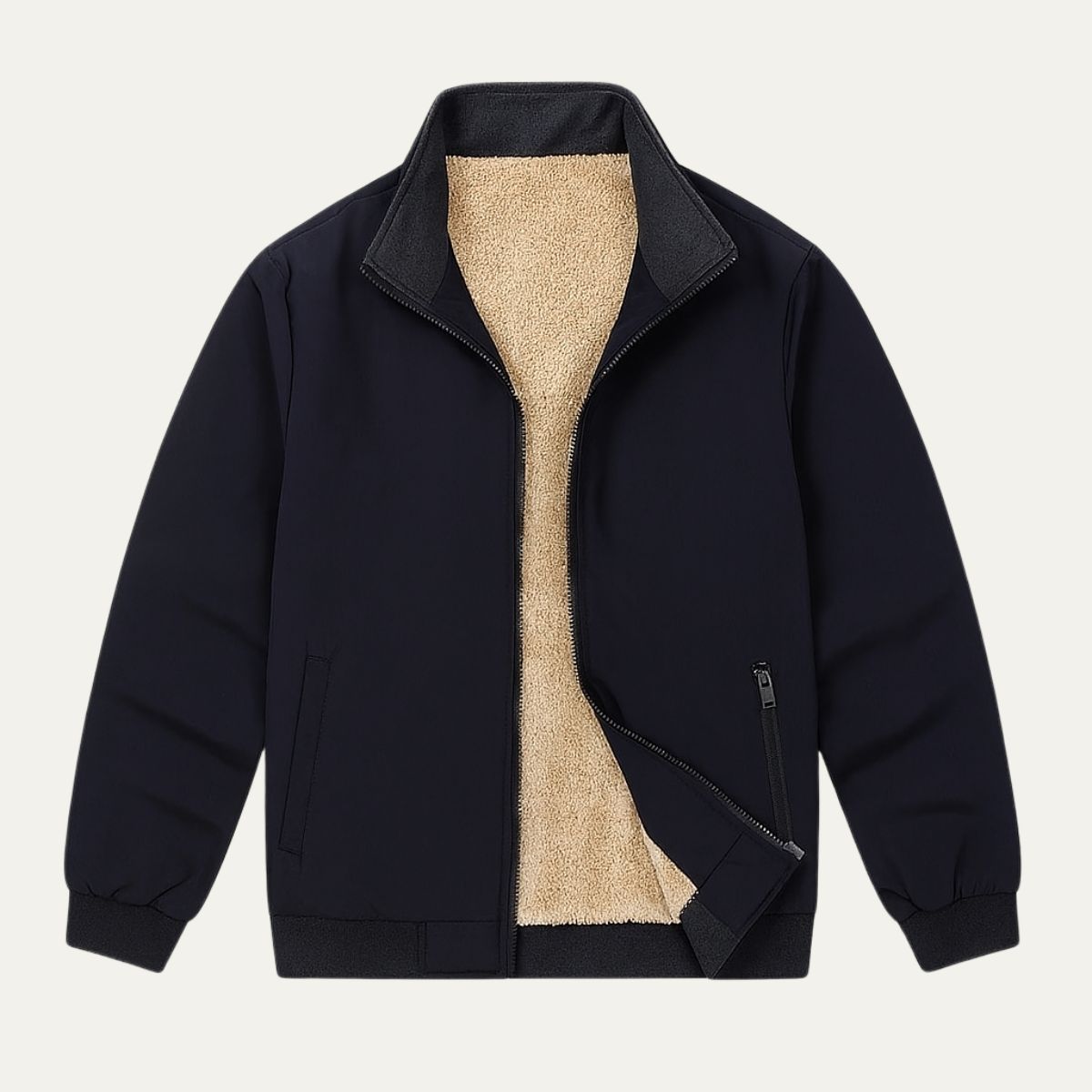 The Aspen Coupe-vent doublé polaire pour homme – Blouson bomber léger à multiples poches
