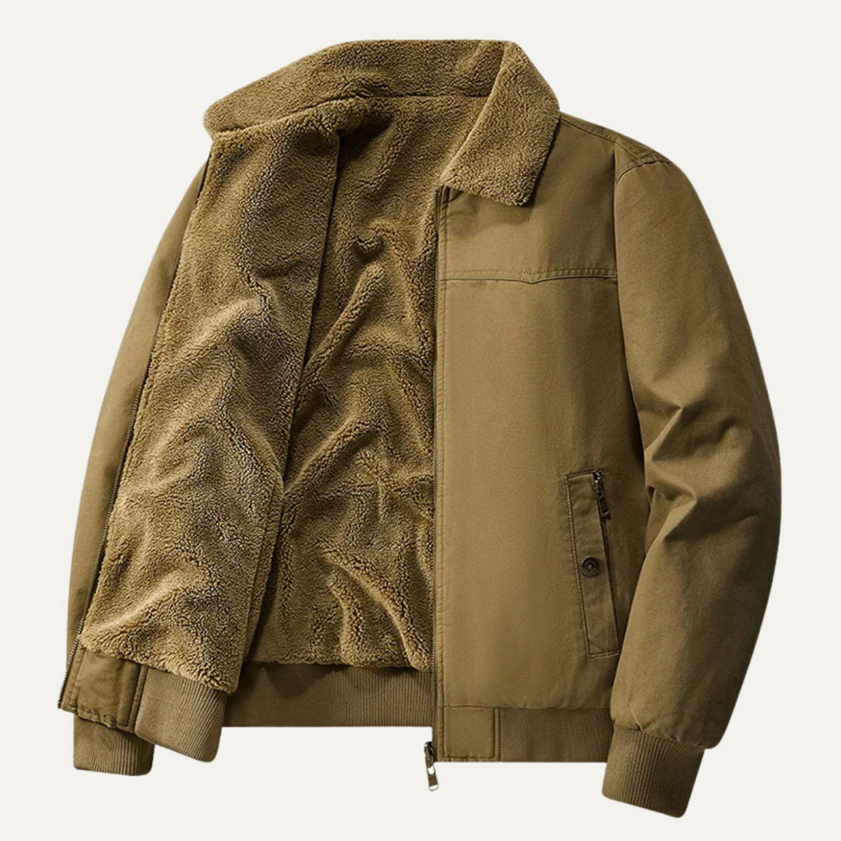 The Cardiff Veste bombardier réversible avec doublure en polaire pour homme