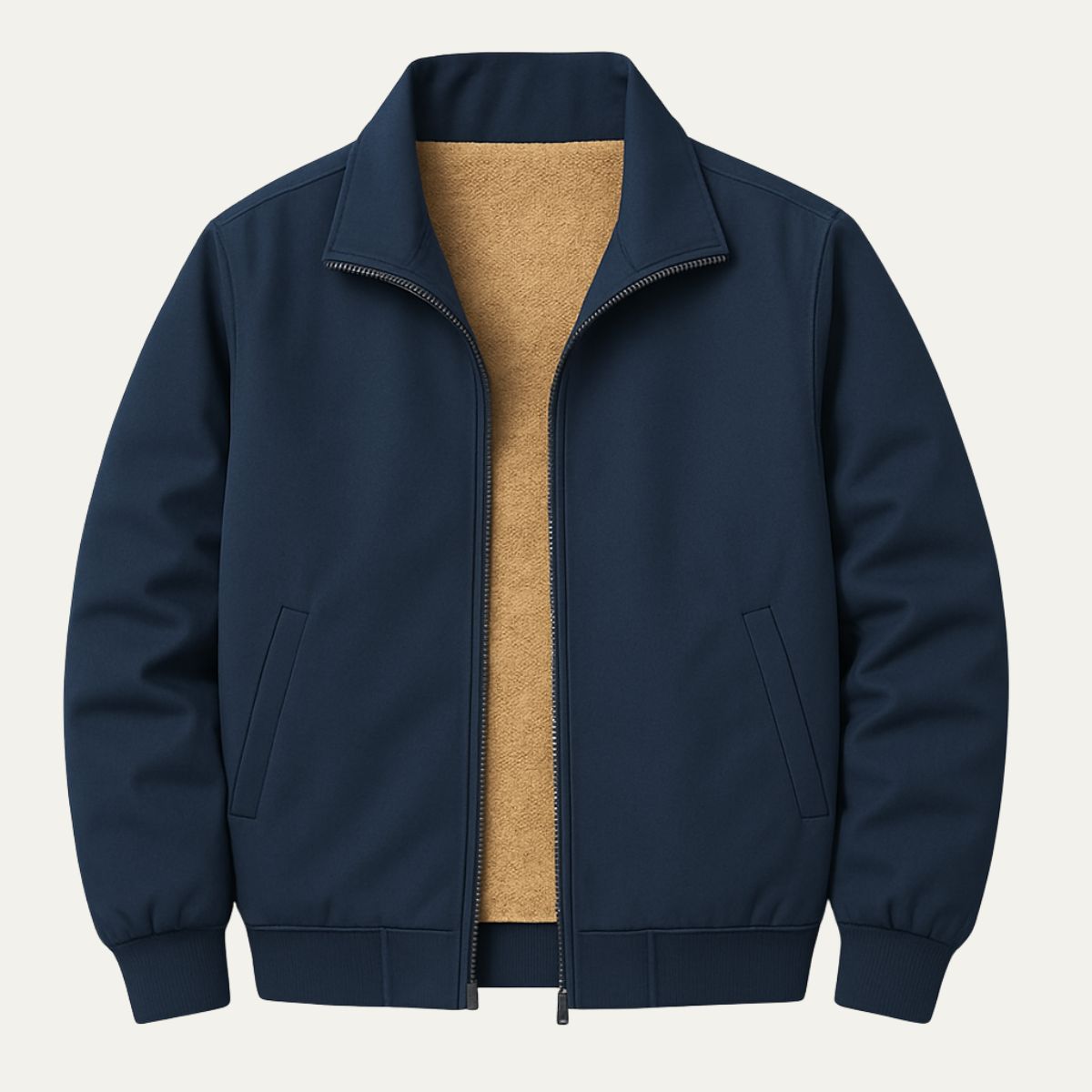 The Aspen Coupe-vent doublé polaire pour homme – Blouson bomber léger à multiples poches