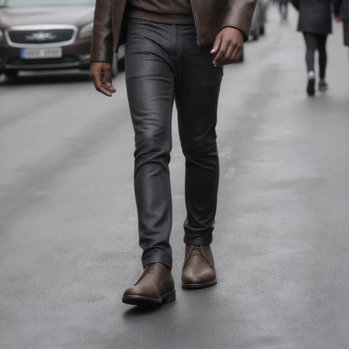 The Wildmere Bottines Vintage en Cuir Marron pour Homme