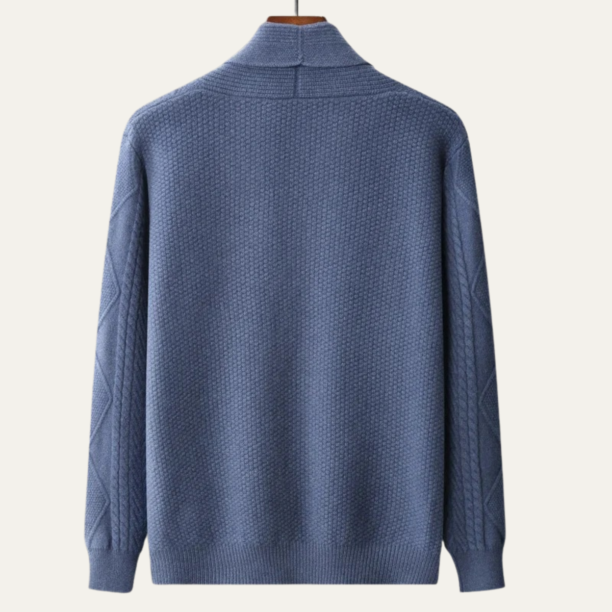 The Edingburgh - Cardigan Boutonné en Cachemire de Luxe pour Hommes