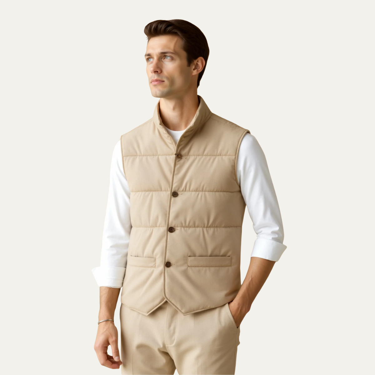 The Beaumont Quilted Gilet pour Homme – Luxe