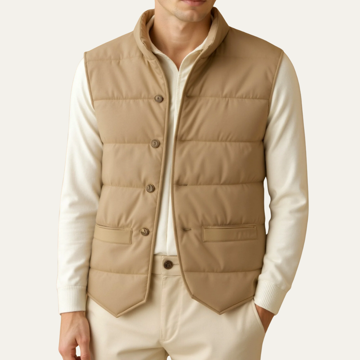 The Beaumont Quilted Gilet pour Homme – Luxe