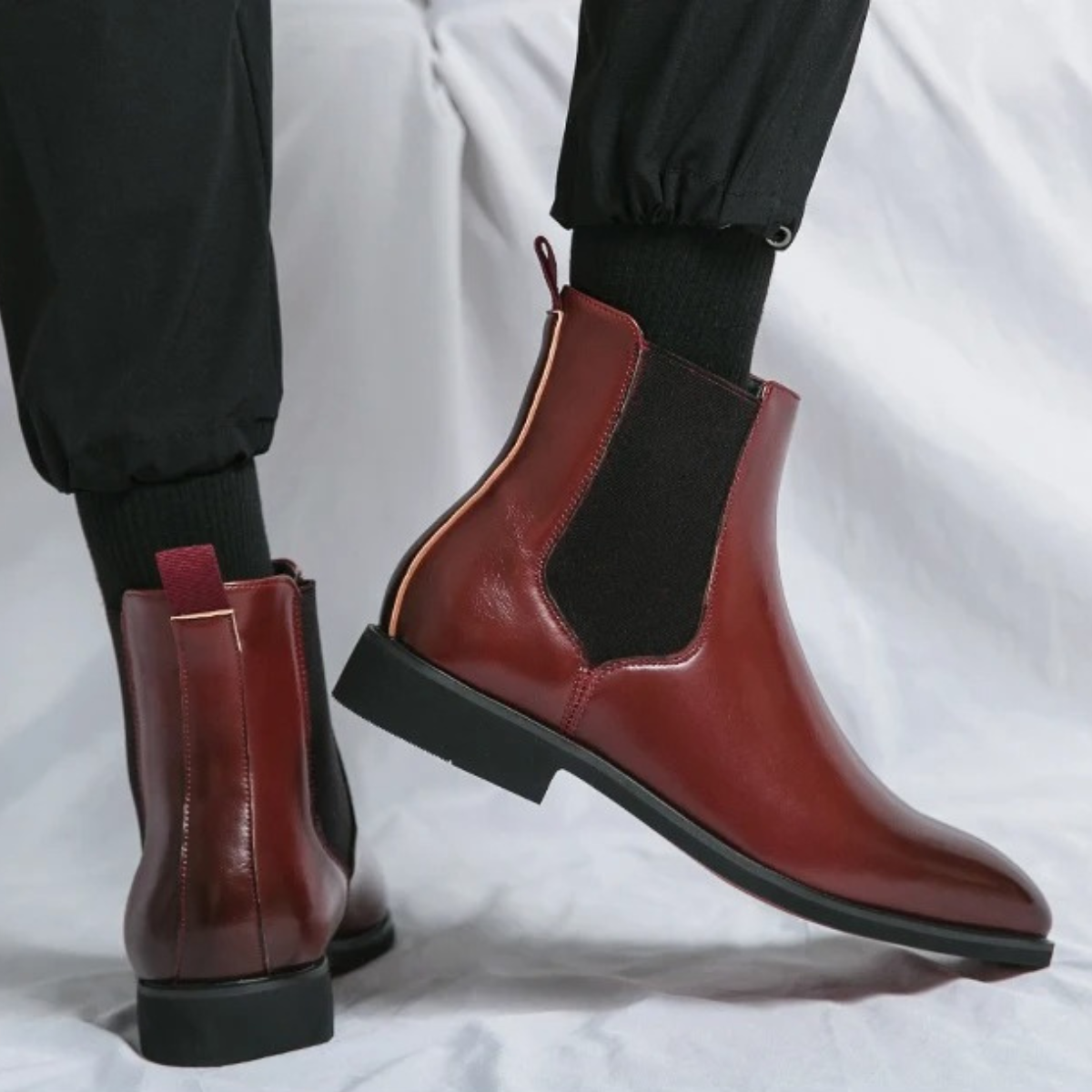 The Cobblestone Bottines Classiques à Enfiler en Cuir pour Homme