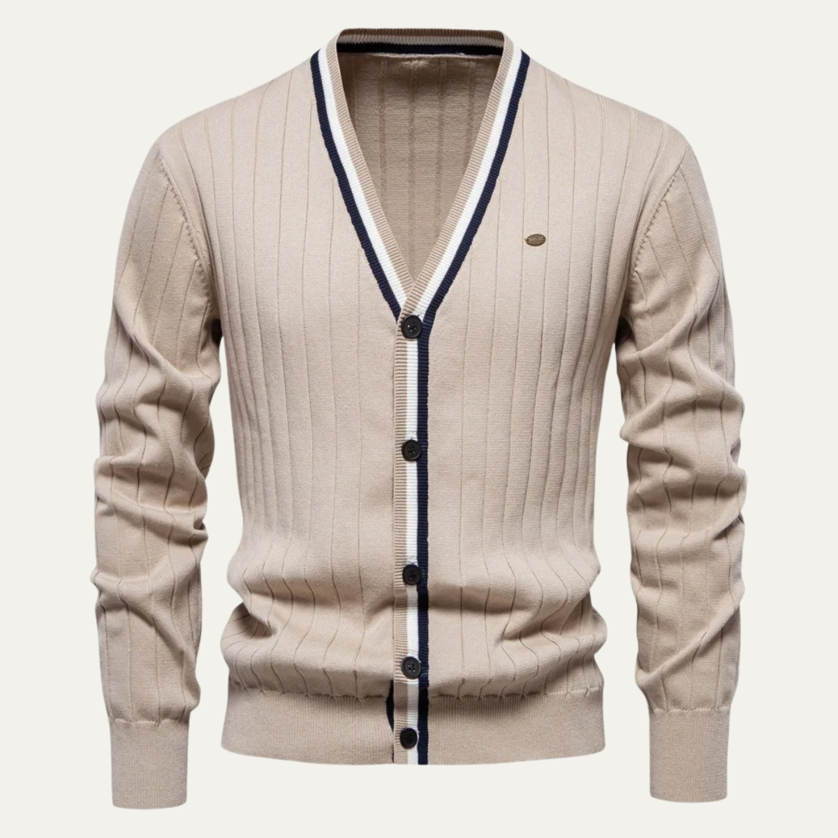 The Montecatini – Cardigan Boutonné Col V Homme