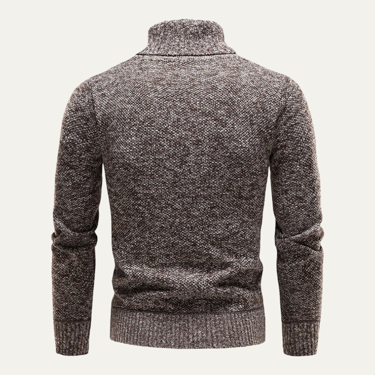 The Alessandria – Pull Col Roulé en Tricot Mélangé Homme