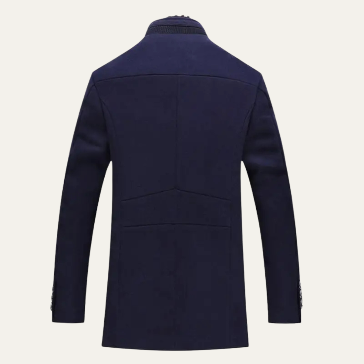 The Blenheim Trench-coat en laine chic et décontracté pour homme avec col montant