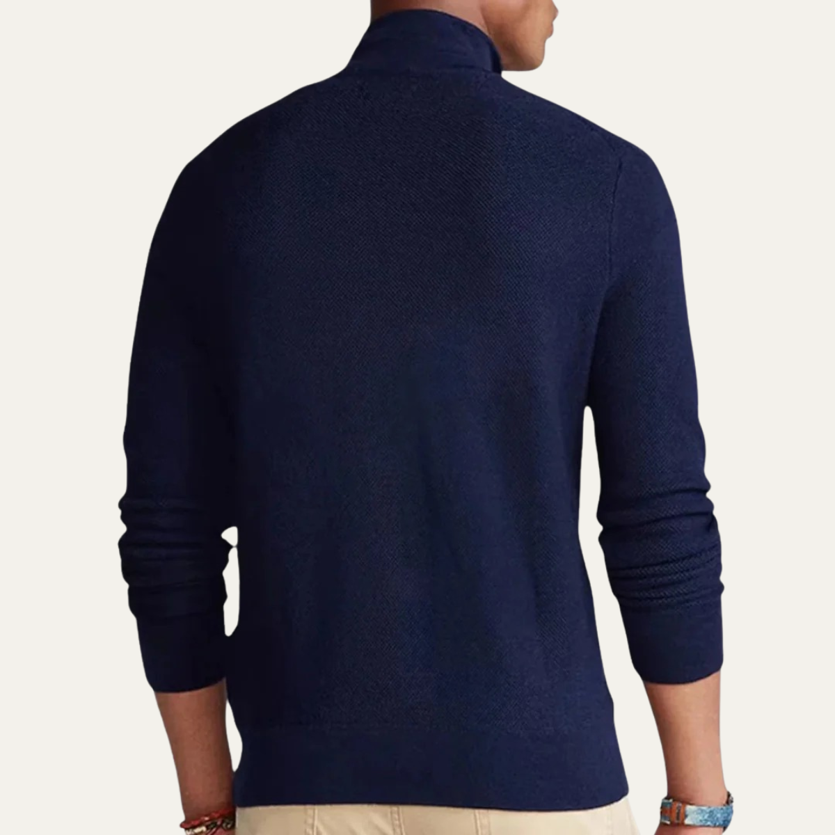 The Bristol Cardigan de luxe en cachemire pour homme Pull en maille zippé