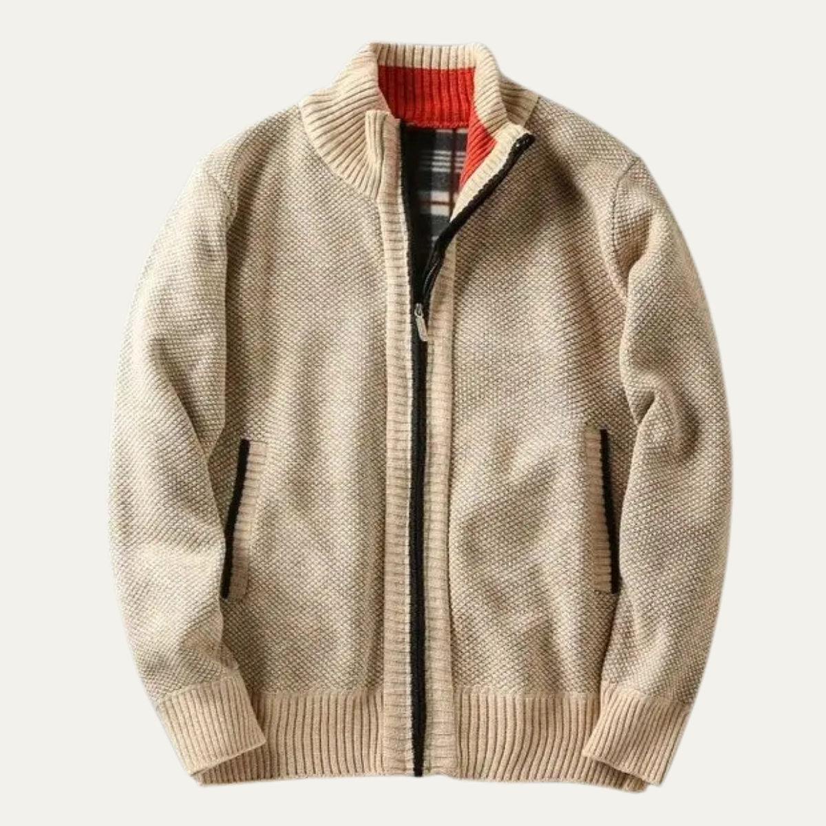 The Southwick Men&#39;s Chunky Knit Zip Layer Jacket