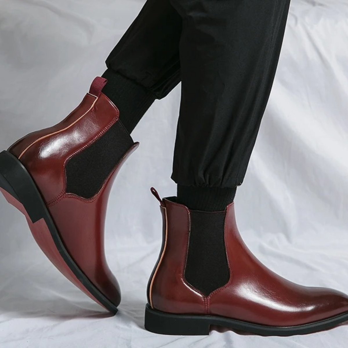 The Cobblestone Bottines Classiques à Enfiler en Cuir pour Homme