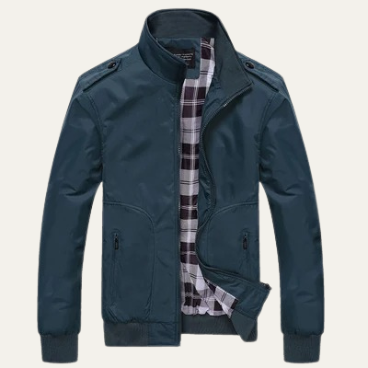 The Firenze Veste bombardier légère à col montant pour homme