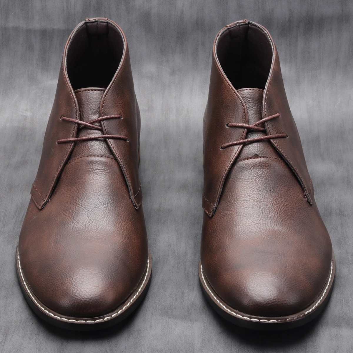 The Wildmere Bottines Vintage en Cuir Marron pour Homme