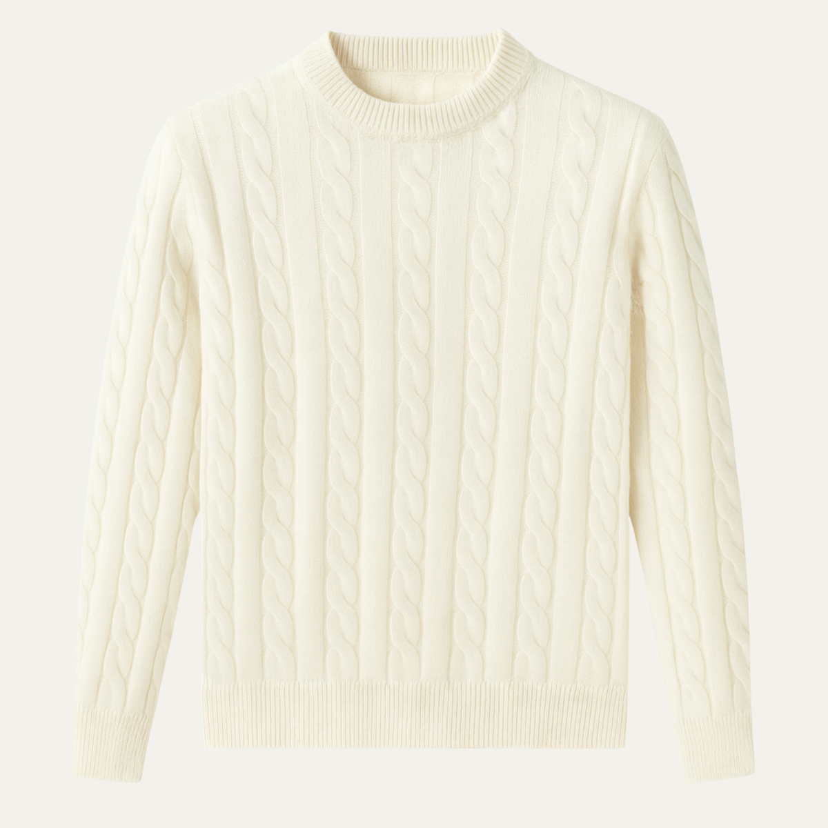 The Grosseto – Pull en maille douce à col rond pour homme