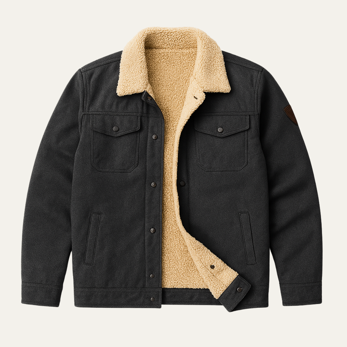 The Vancouver Veste d'extérieur doublée en polaire pour homme - Moderne et chaude
