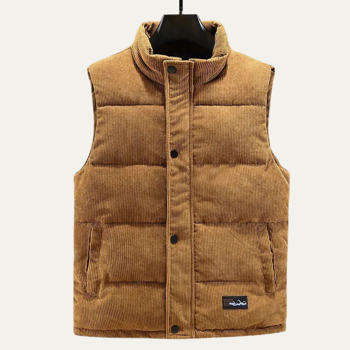 The Gubbio – Gilet Doudoune Homme Sans Manches Velours Côtelé