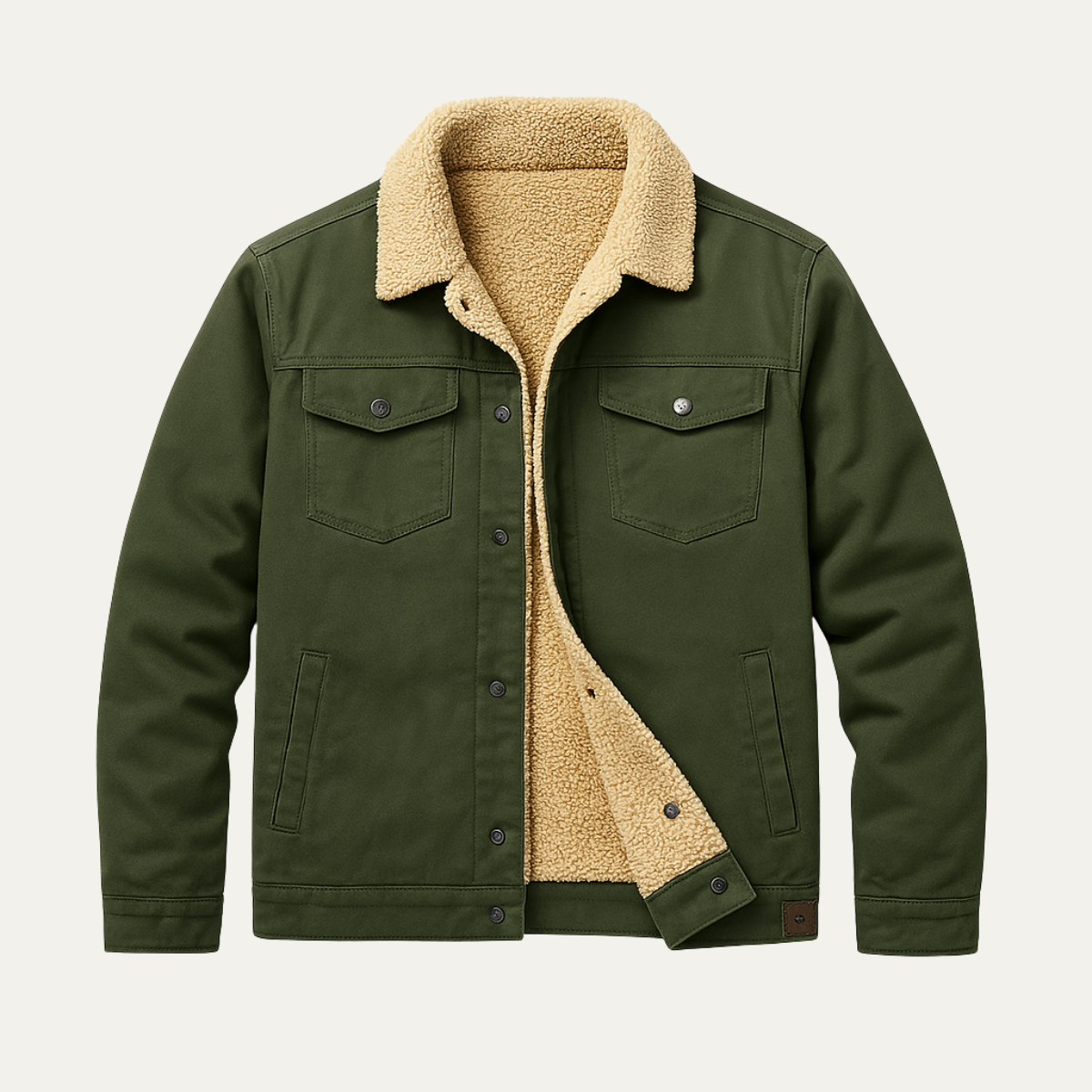 The Vancouver Veste d'extérieur doublée en polaire pour homme - Moderne et chaude