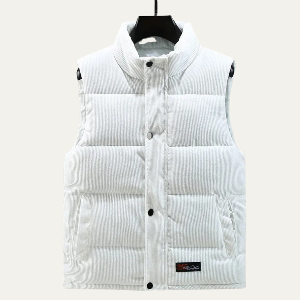 The Gubbio – Gilet Doudoune Homme Sans Manches Velours Côtelé