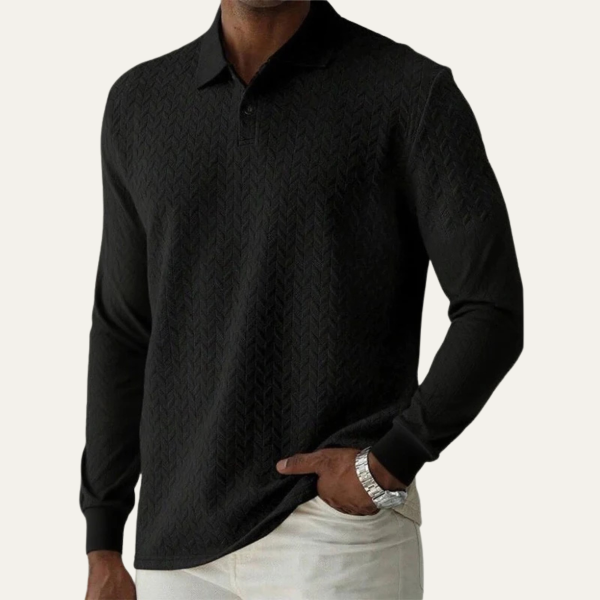 The Battersea – Polo homme en maille légère