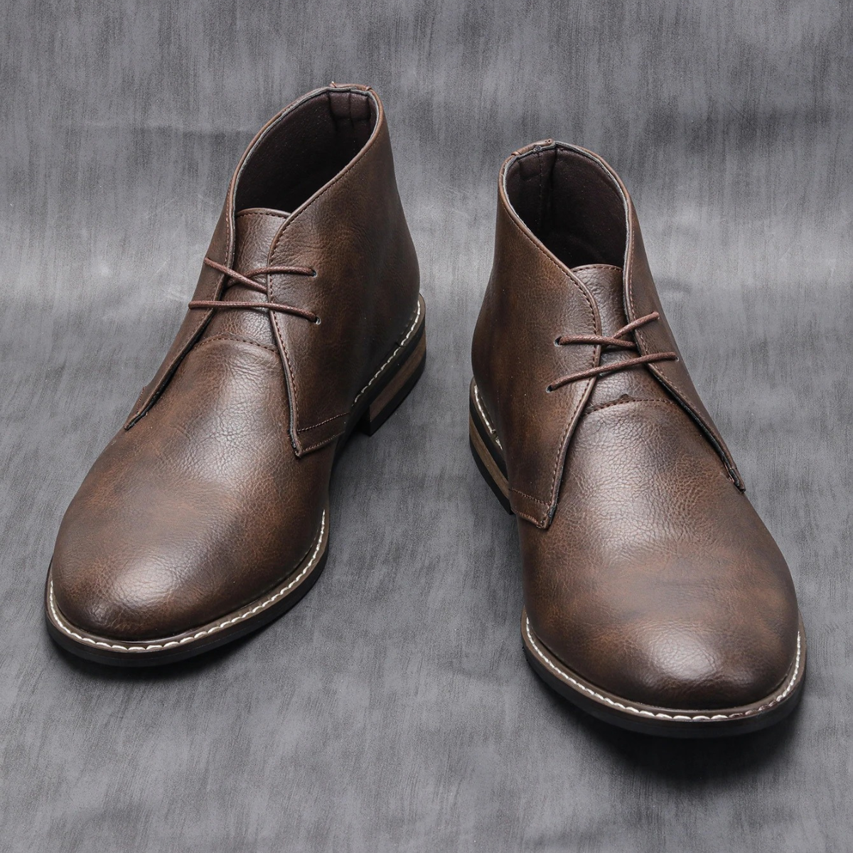 The Wildmere Bottines Vintage en Cuir Marron pour Homme