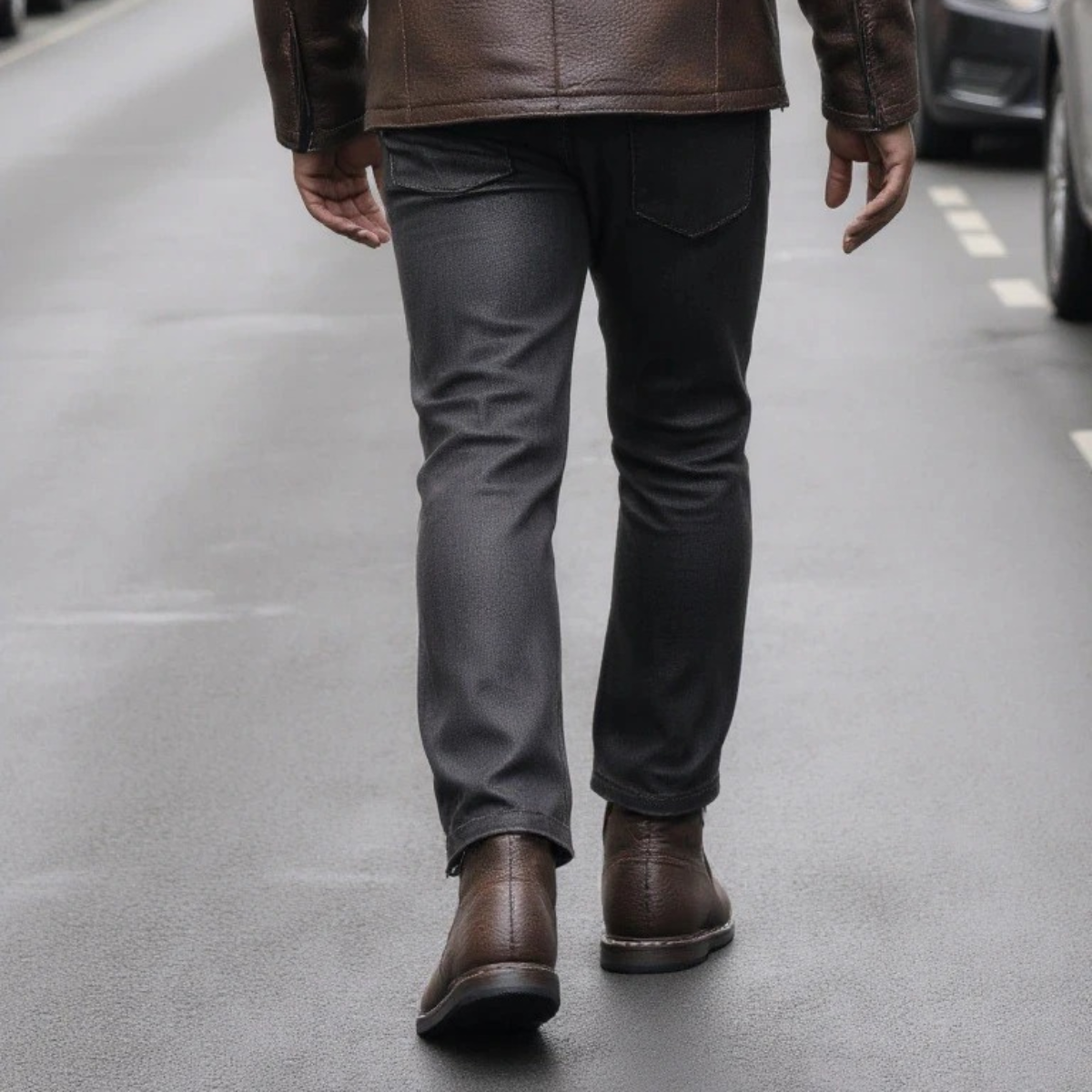 The Wildmere Bottines Vintage en Cuir Marron pour Homme