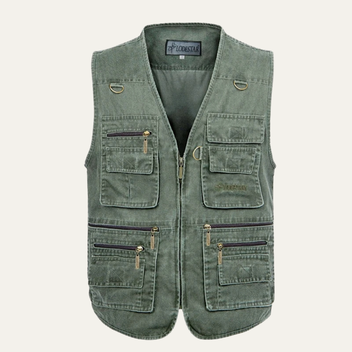The Benevento – Gilet Homme Sans Manches Multi-Poches Coton Léger