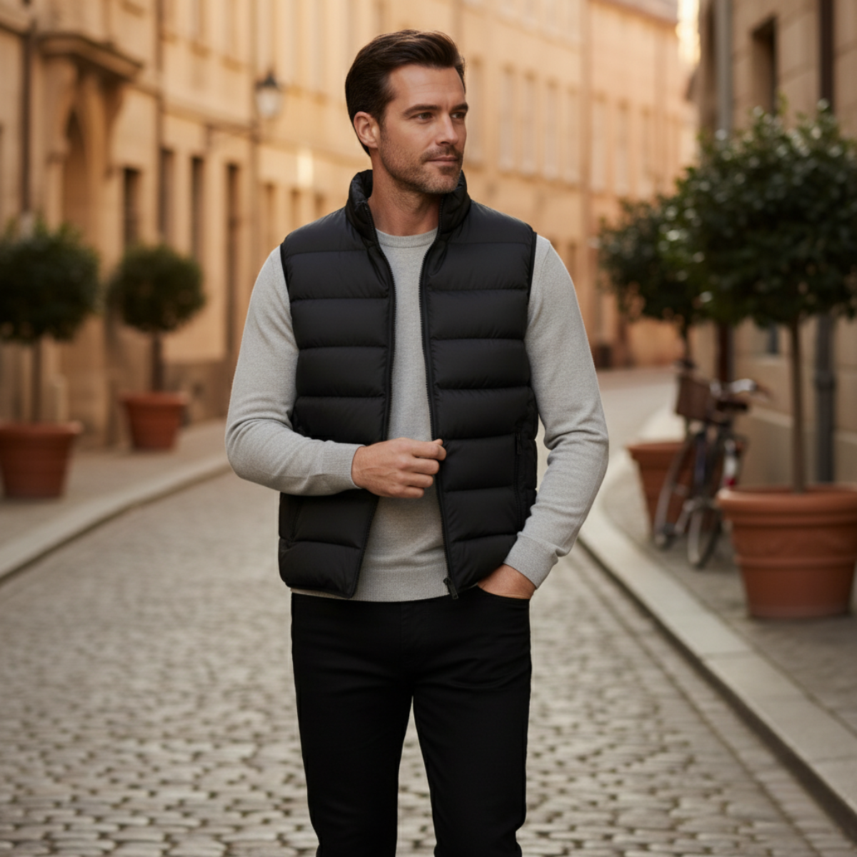 The Chiron Luxury – Gilet Doudoune Homme Léger Sans Manches Imperméable