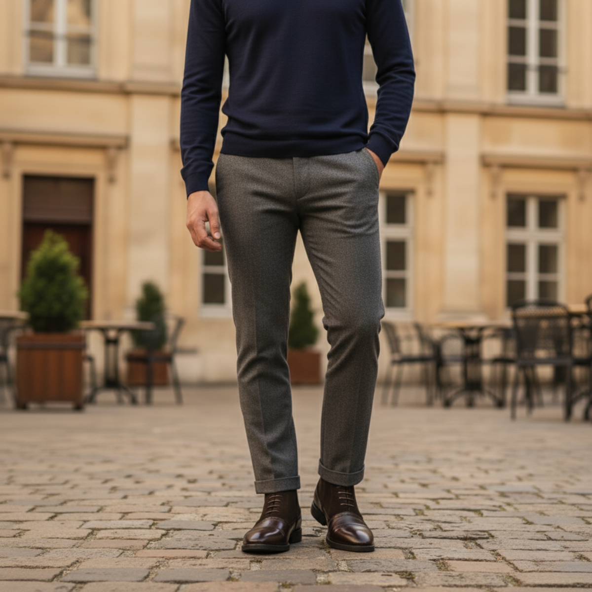 The Thistlewood Bottines Chelsea Élégantes en Cuir pour Homme