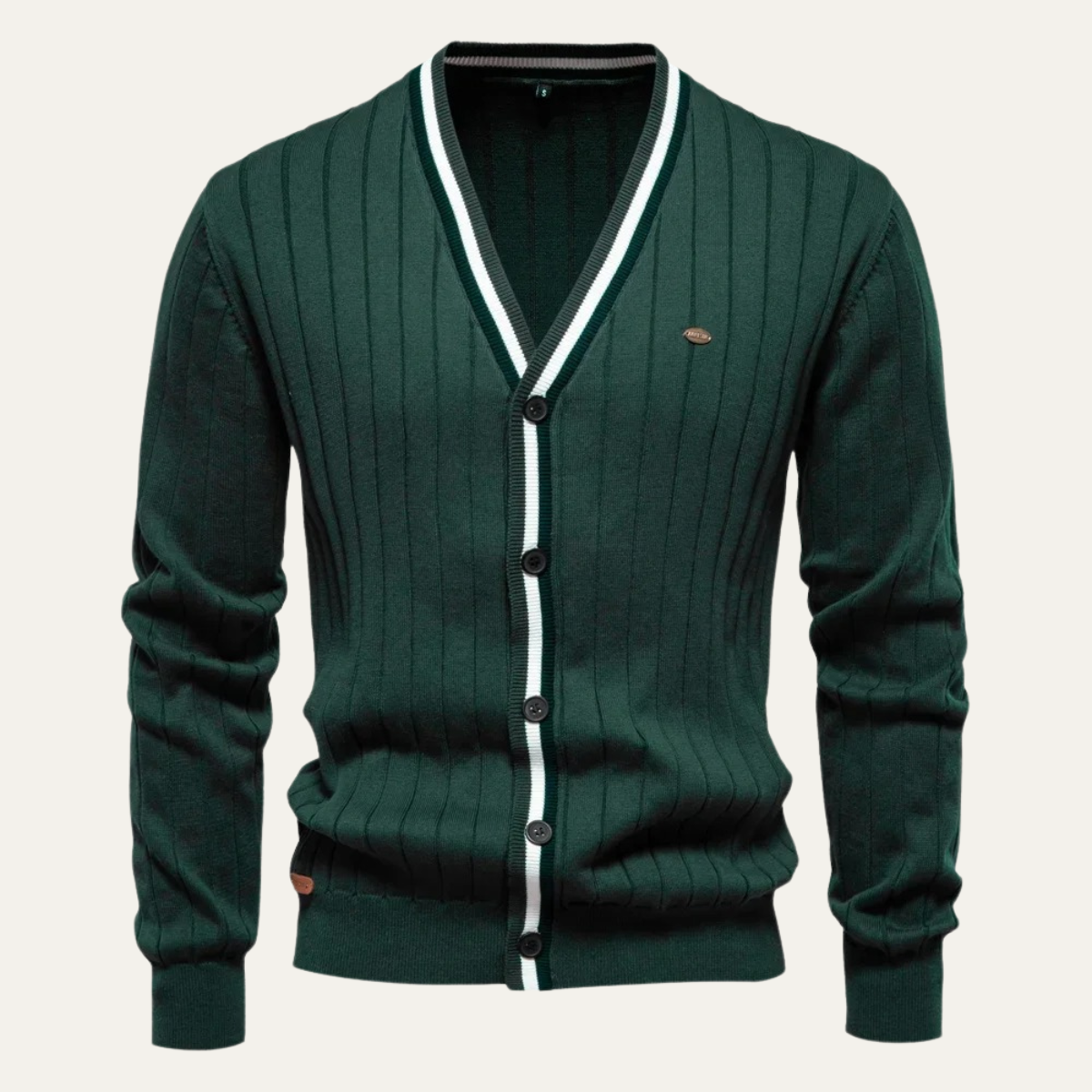 The Montecatini – Cardigan Boutonné Col V Homme