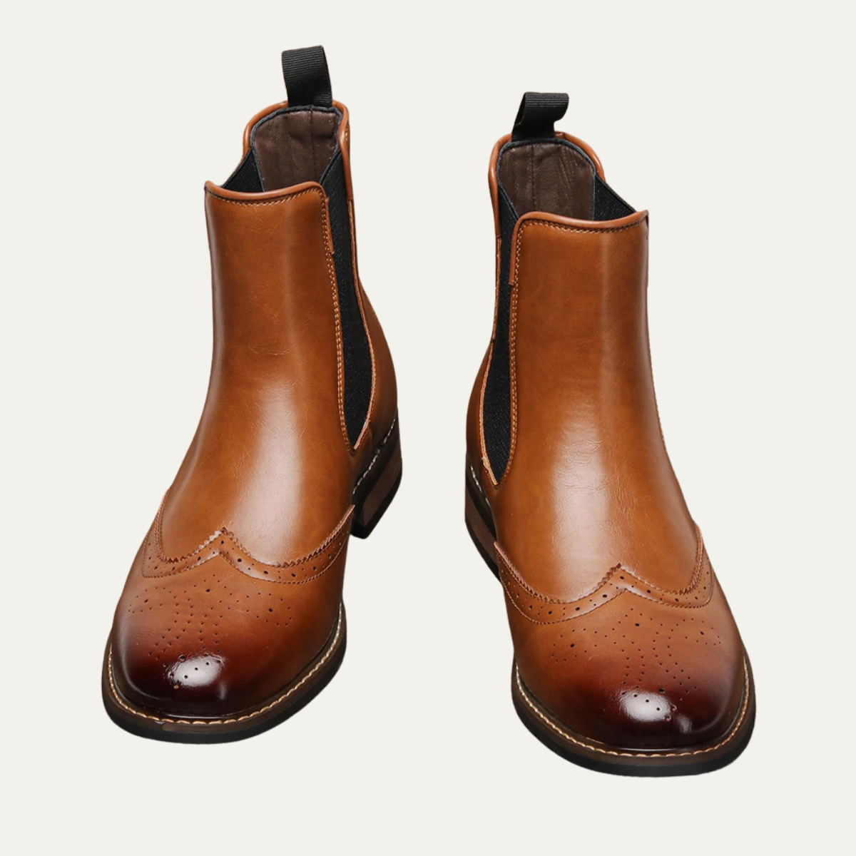 The Margate Bottines Chelsea Classiques en Cuir à Enfiler pour Homme