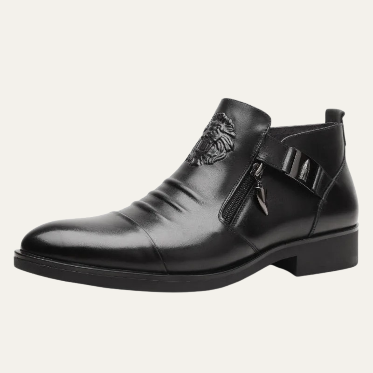 The Barbaresco Bottines en Cuir à Bout Pointu pour Homme