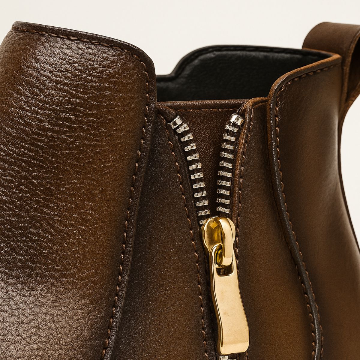 The Dulwich Bottines Classiques en Cuir pour Homme avec Fermeture Éclair Latérale