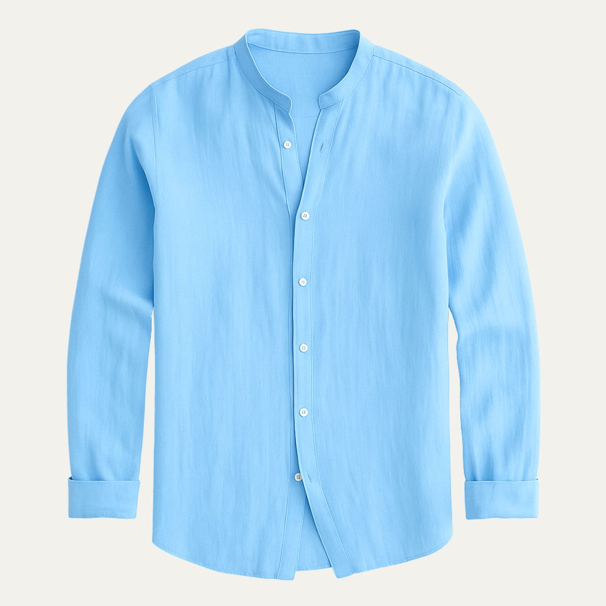 The London Chemise décontractée en lin pour homme coupe ample pour l'été