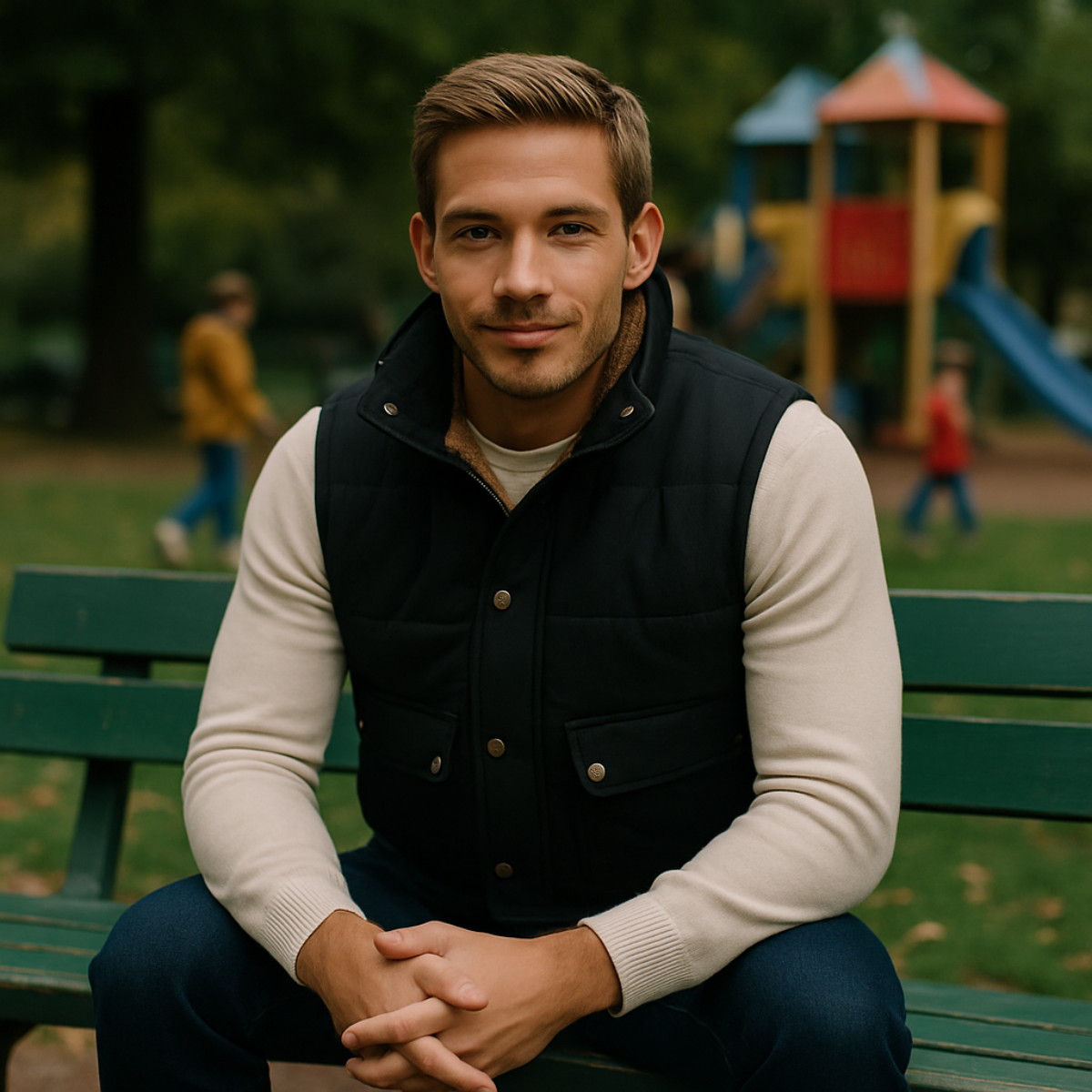 The Aspen – Gilet Doudoune Homme Sans Manches Doublé Sherpa Imperméable