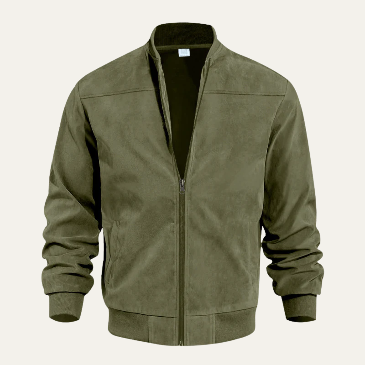 The SoHo Blouson aviateur vintage décontracté en daim pour homme