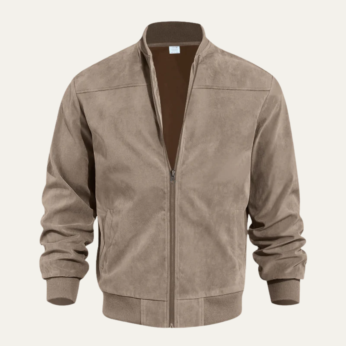 The SoHo Blouson aviateur vintage décontracté en daim pour homme