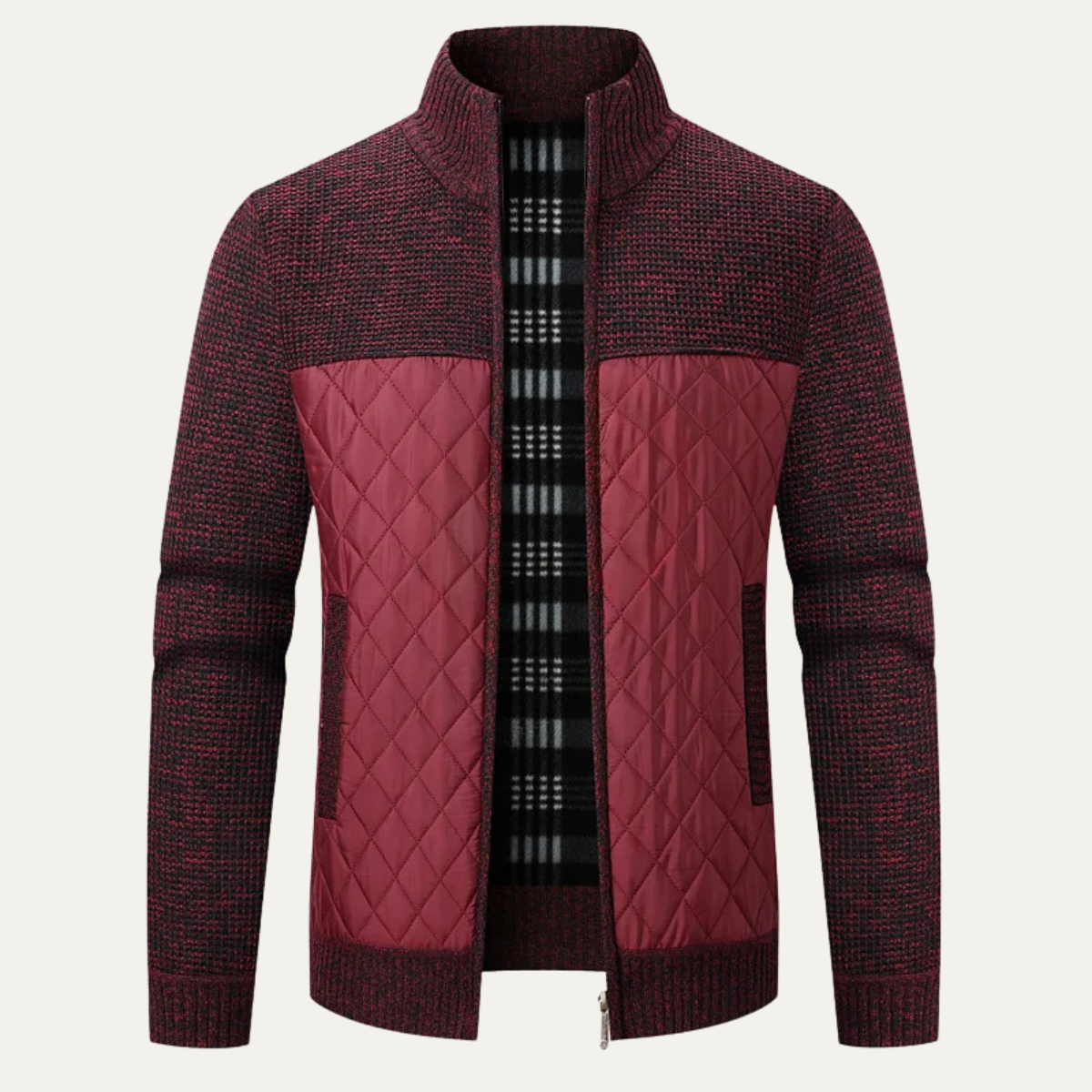 The Greenock Veste zippée chaude et rembourrée pour homme