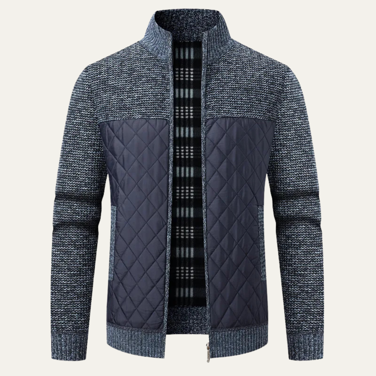 The Greenock Veste zippée chaude et rembourrée pour homme