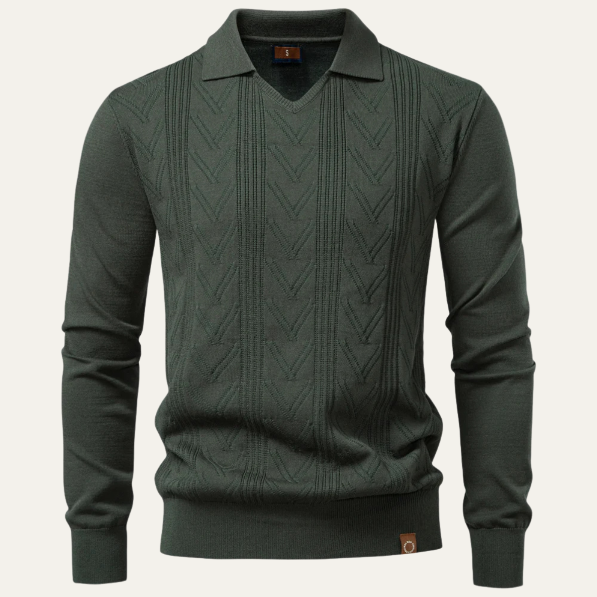 The Pembroke – Pull homme col V coupe ajustée